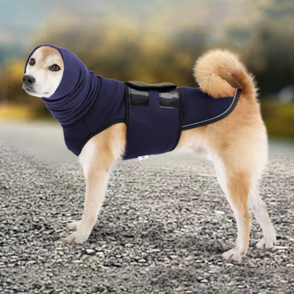 Practical Elastic Dog Anxiety Vest Windproof Warm