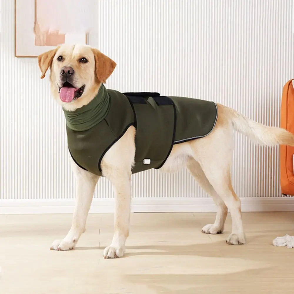 Practical Elastic Dog Anxiety Vest Windproof Warm
