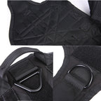Tactical Military Dog Harness Set with Collar, Bungee Leash & MOLLE Pouches