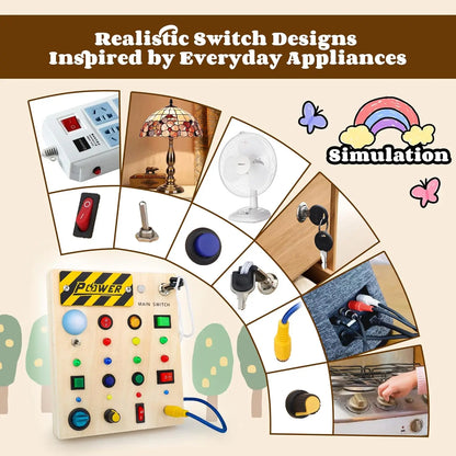 Wooden Busy Board