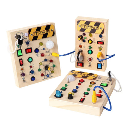 Wooden Busy Board