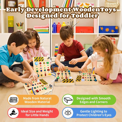 Wooden Busy Board