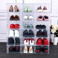 Transparent Stackable Shoe Rack Storage Box & Purse Racks