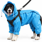 Dog Raincoat Clothes Waterproof Rain Jumpsuit  Easy Warmy