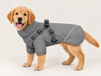 Waterproof Dog Coat with Adjustable Straps & Harness | Reflective Trim EB93