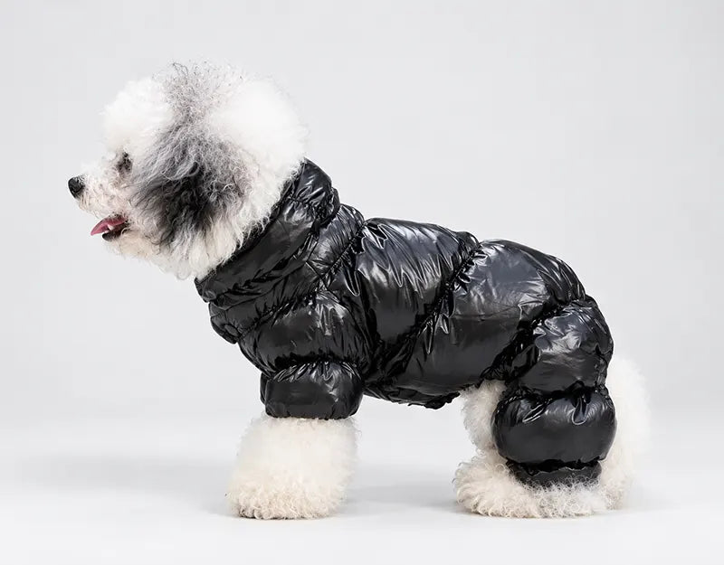Puffer Dog Jacket – Warm & Waterproof Pet Coat EB 45
