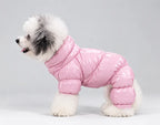 Puffer Dog Jacket – Warm & Waterproof Pet Coat EB 45