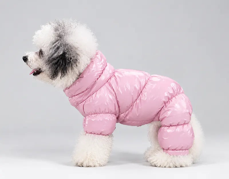 Puffer Dog Jacket – Warm & Waterproof Pet Coat EB 45