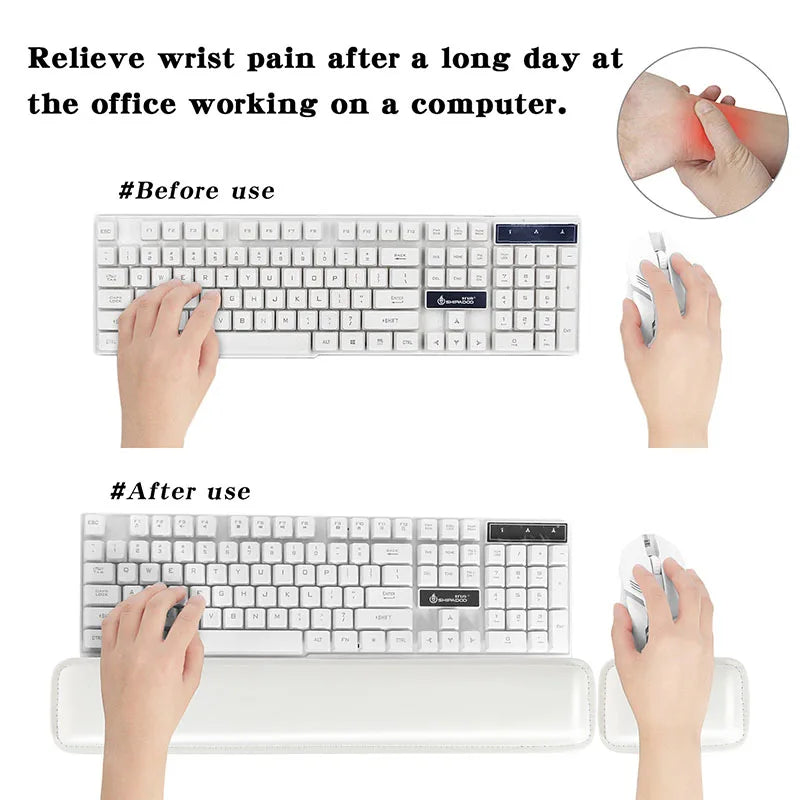 Wrist Support Keyboard Pad  Wrist Rest Mouse Pad