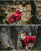 Easy Waterproof Raincoat Pet Dog Outdoor Jacket - Jumpsuit