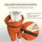 Lambs Wool Dog Coat | Winter Warm Leg Jacket