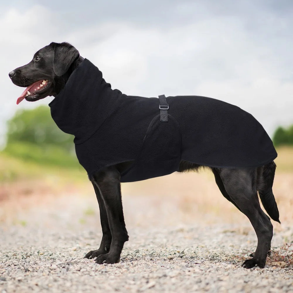 Dog Hoodie Warm Winter Dog Clothes Windproof High-Neck Dog Anxiety Vest