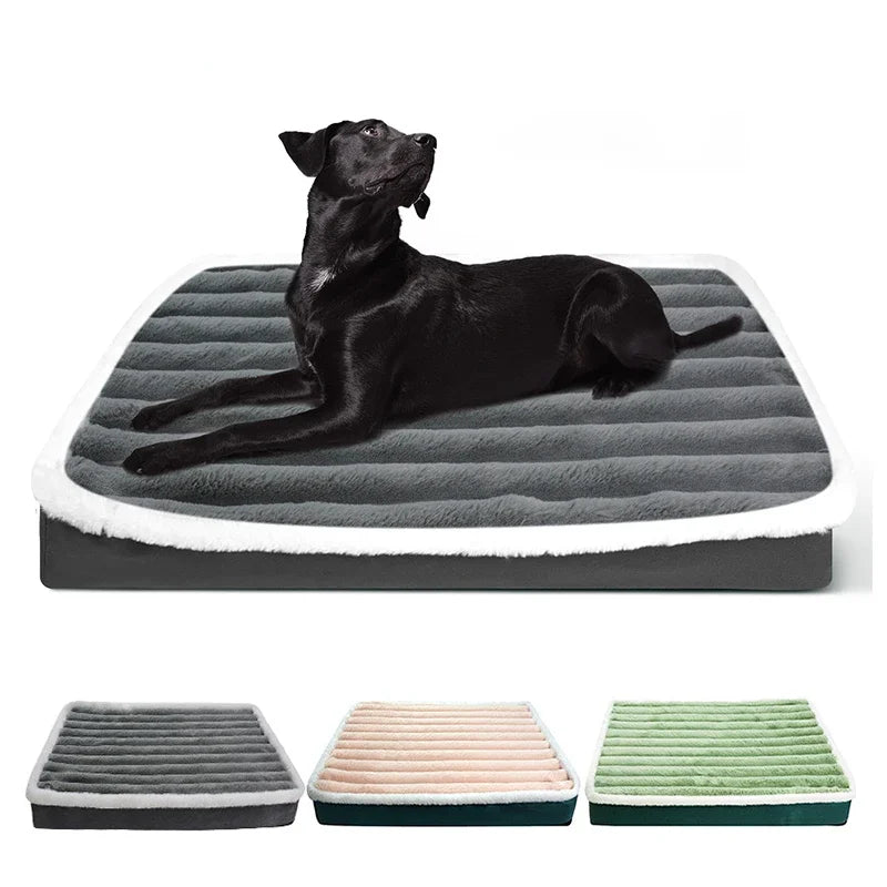 Ultra Plush Deluxe Orthopedic Foam Dog Bed Rectangular