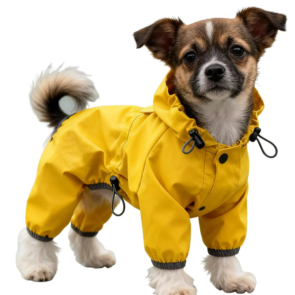 Golden Storm™ Waterproof Dog Raincoat with Adjustable Hood