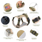 Dog Harness Medium Small Large Lead No Pull with Handle Car Coat Collar Strong