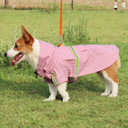 Easy Large Dog Raincoat Corgi Cloak Style