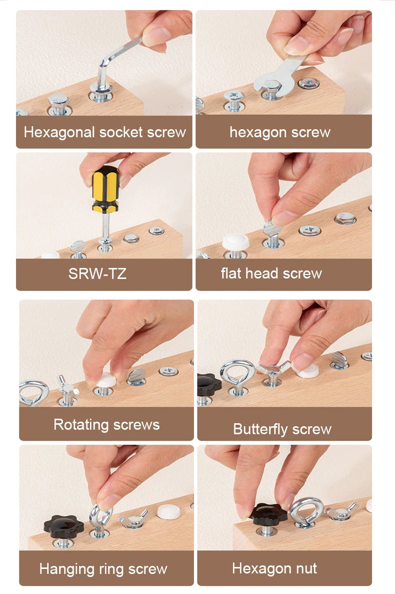 Wooden Screw Board