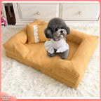 Removable Pet Sofa Bed for Dogs and Cats Waterproof Orthopedic Dog Bed