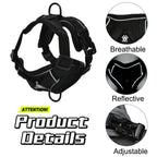 Dog Harness Adjustable Puppy Leash Reflective