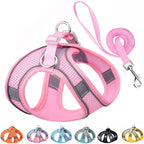 Step-In Breathable Mesh Dog Harness & Leash Set