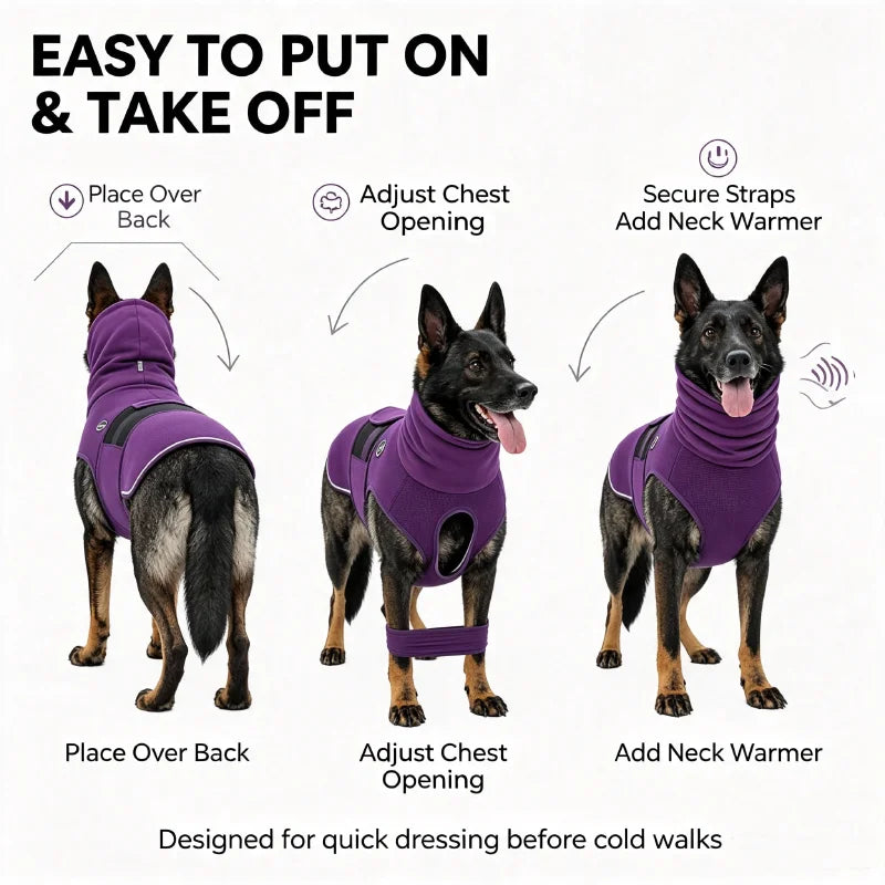 Dog Anxiety Calming Jacket Thunder Calming Vest EB 22