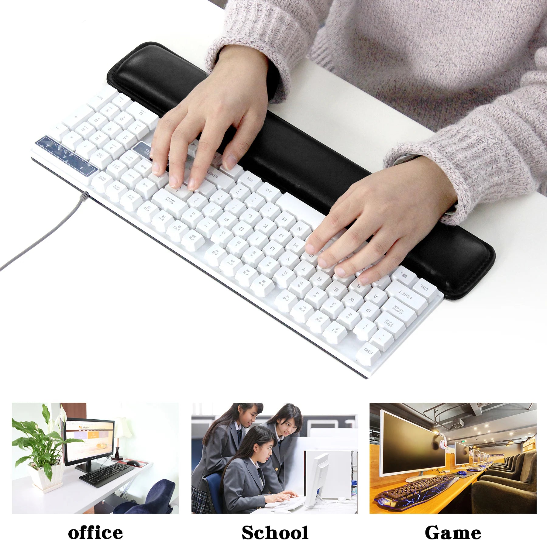 Wrist Support Keyboard Pad  Wrist Rest Mouse Pad