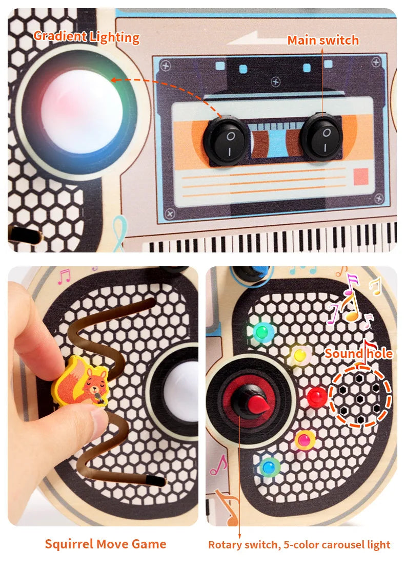Wooden Busy Board