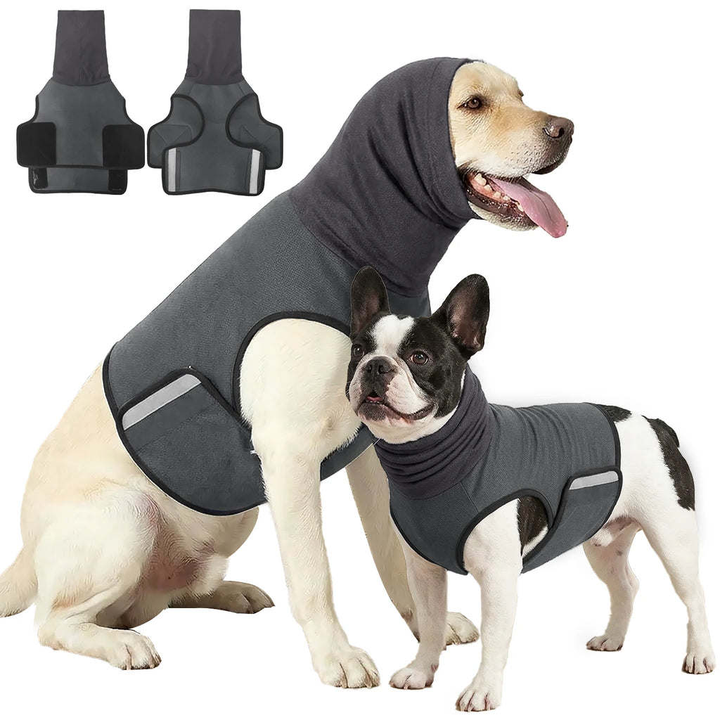 Dog Anxiety Vest,Skin-Friendly Thunder Jacket for Dogs