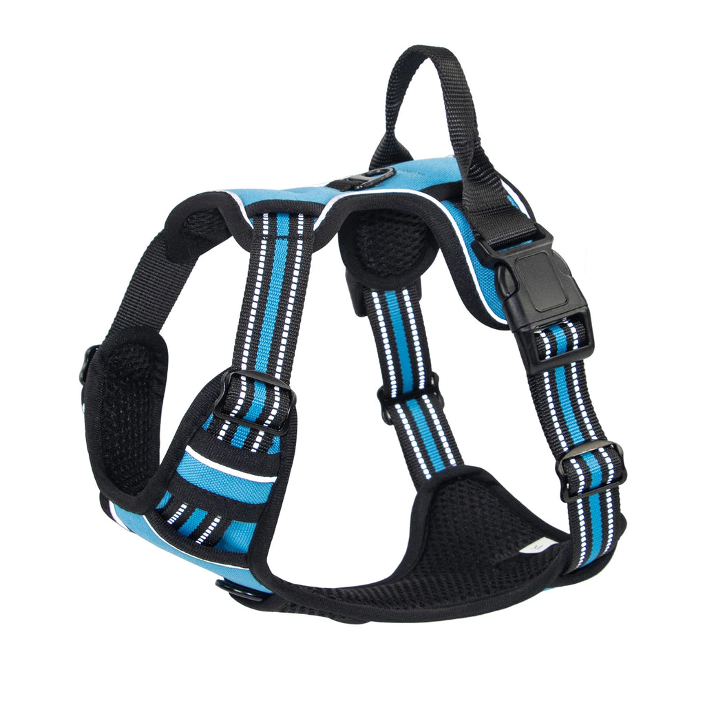 Dog Harness With Handle  Adjustable Pet Vest Outdoor Walking