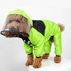 Blush Storm™ Waterproof Dog Rain Suit with Clear Hood