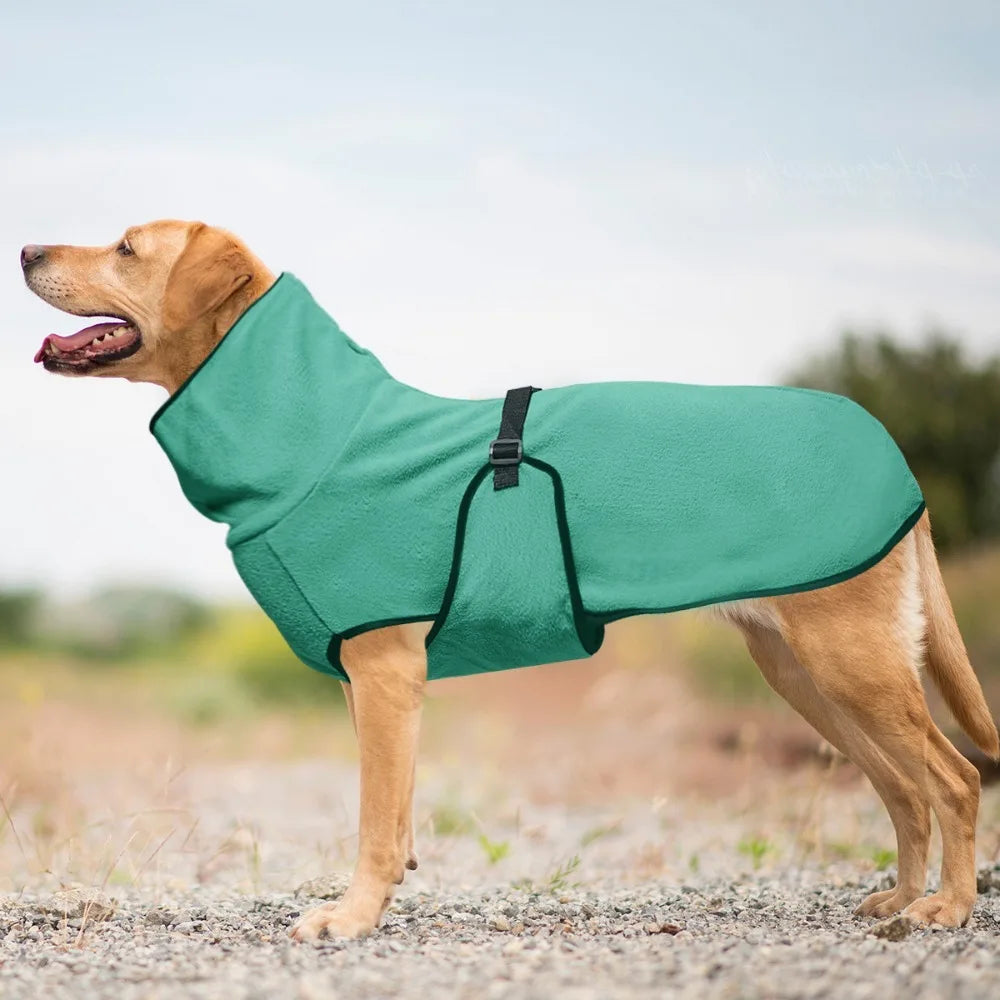Dog Hoodie Warm Winter Dog Clothes Windproof High-Neck Dog Anxiety Vest