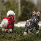 Dog Raincoat With Harness Adjustable Reflective Puppy Rain Coat EB22