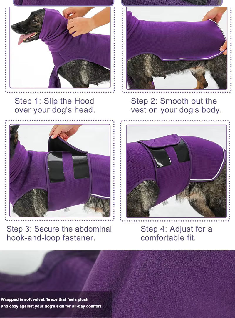 Dog Anxiety Calming Jacket Thunder Calming Vest EB 22