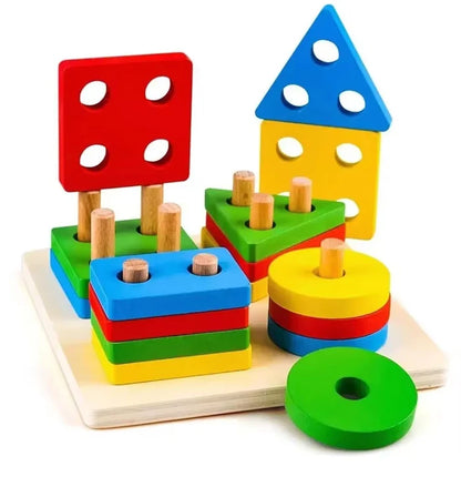 Wooden Geometry Puzzle