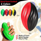 1Pcs Mini Rugby Ball Football Stress Ball Hand Grip Football Training Stress Ball Anxiety Relief For Team Activities Party Toys