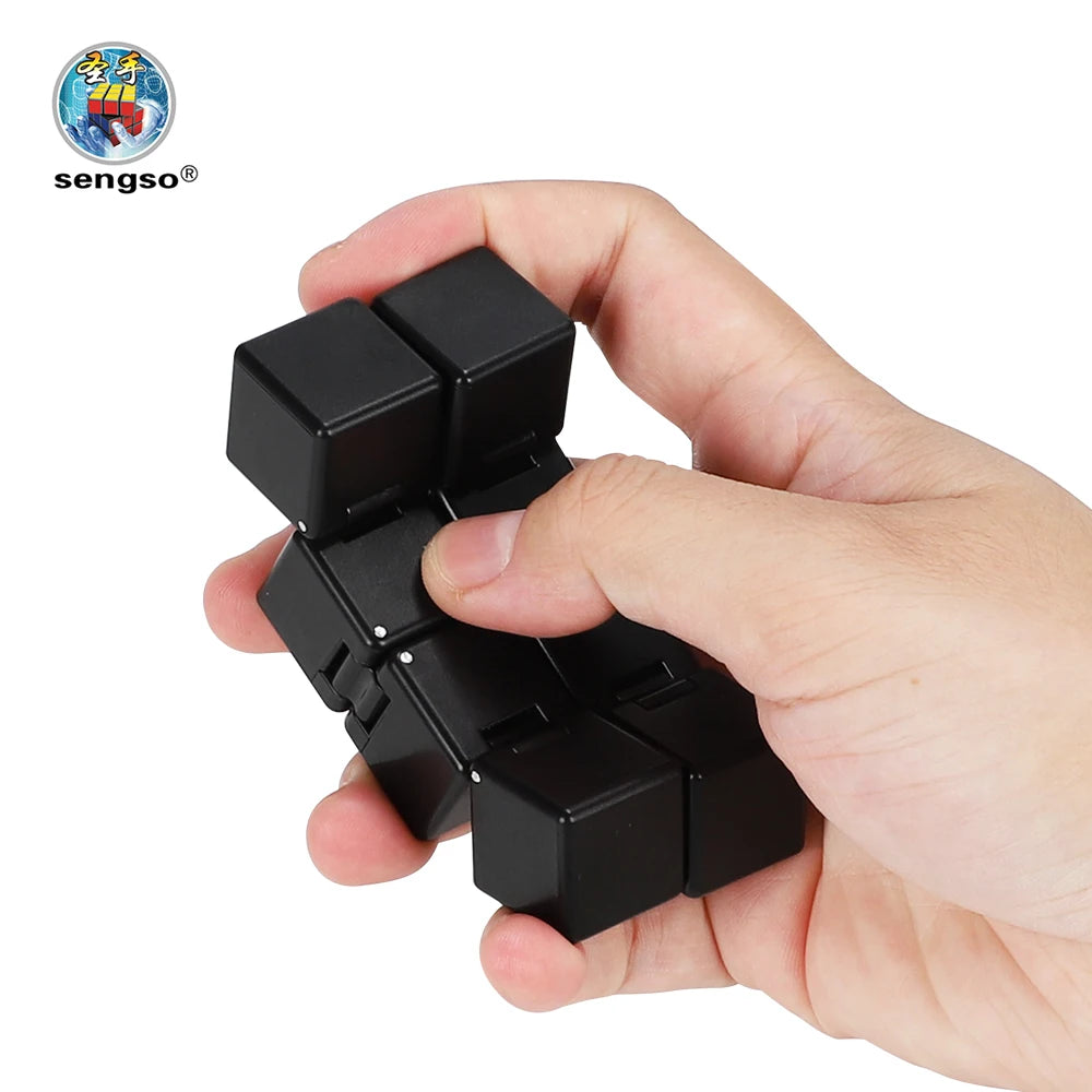 SENGSO Infinity Cube,Fidget Cube New Version Fidget Finger Toys  for Stress and Anxiety Relief/ADHD