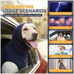 Dog Anxiety Vest,Skin-Friendly Thunder Jacket for Dogs