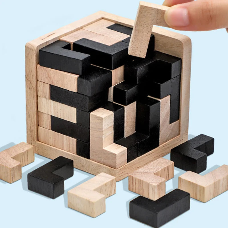 3D Wooden Puzzle