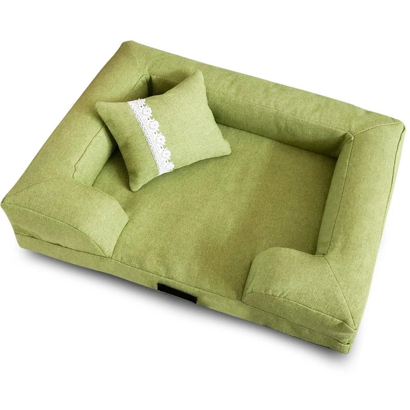 Removable Pet Sofa Bed for Dogs and Cats Waterproof Orthopedic Dog Bed
