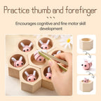 Sensory Bee Toys Newborn Fine Motor Skill Toy Montessori Game Bees Montessori Wooden Creative Baby 0 12 Months Play Toys Gifts