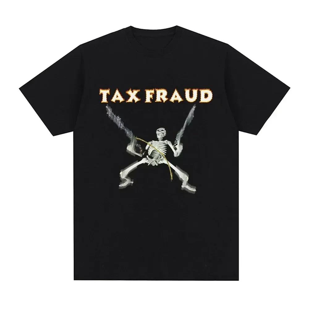 Autism Skeleton Meme T Shirt Humor Funny Skull Men Women Fashion Hip Hop