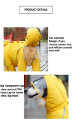 Dog Water Proof Rain Coat | Large Dogs