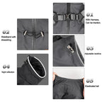 Dog Raincoat With Harness Adjustable Reflective Puppy Rain Coat EB22