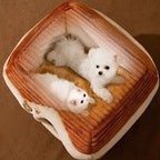 Cute Pet House with Foldable Soft Pet Bed