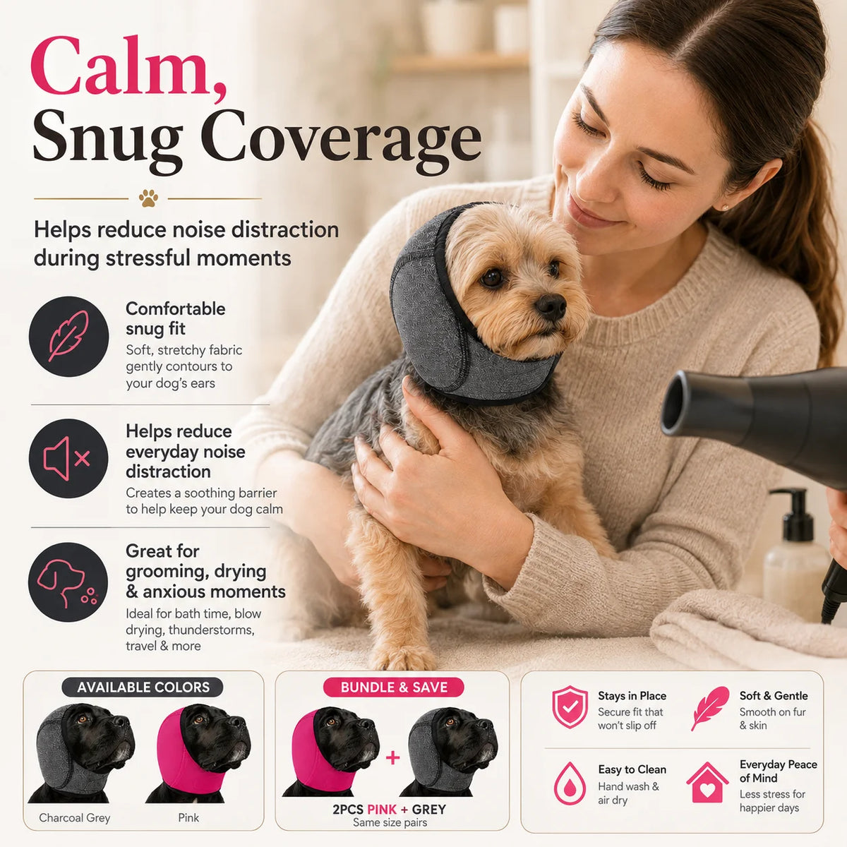 Dog Ear Muffs Noise Reduction