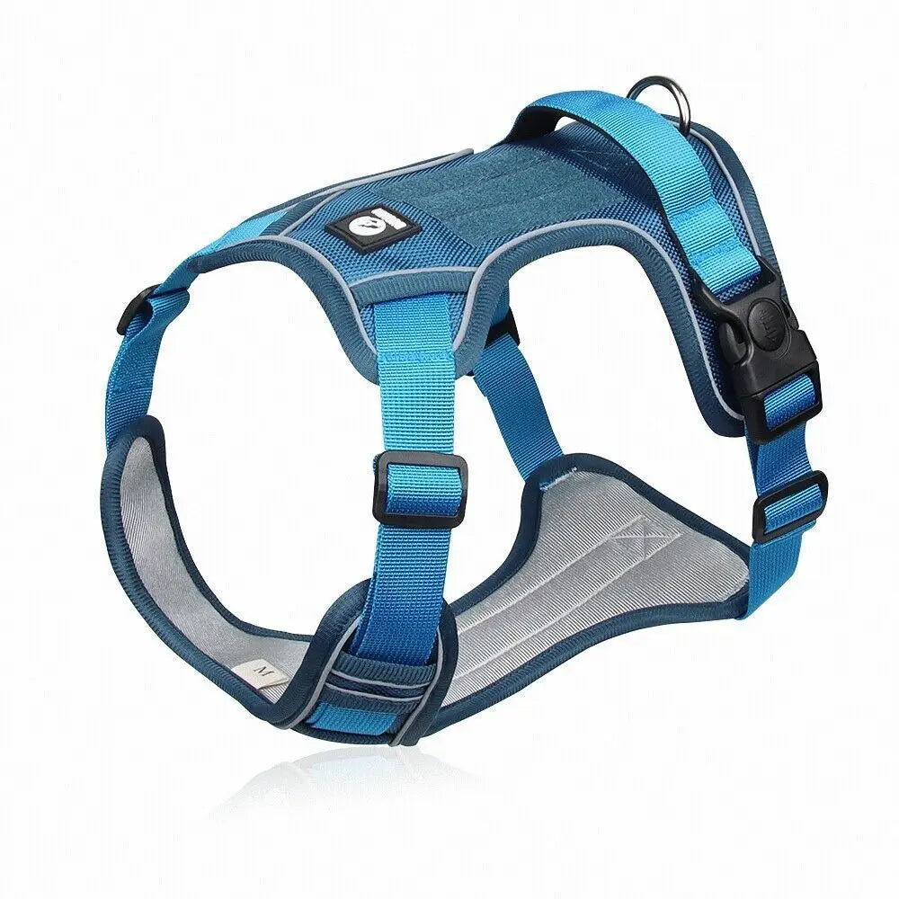 Dog Harness Medium Small Large Lead No Pull with Handle Car Coat Collar Strong