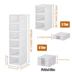 Foldable Shoe Rack Adjustable For Shoe Closet Dorm Apartment