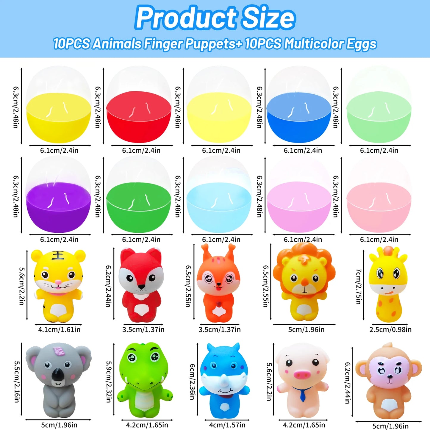 Animal Finger Puppet Set