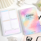 64 Sheets ADHD Daily Focus Planner A5 Notebook