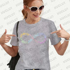 Autism Infinity Symbol Shirt for Woemn Autism Month Tshirts  Awareness Tee Shirts Femme Neurodiversity Tee Autism Women Clothing